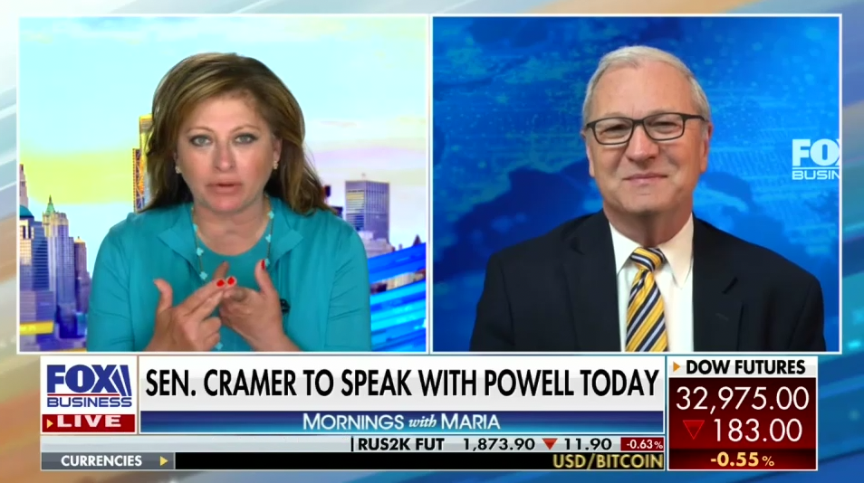 Sen. Cramer on Mornings with Maria: President Biden is Doubling Down on ...
